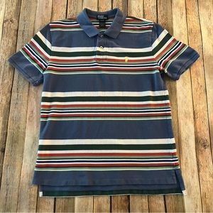 Polo Ralph Lauren boys short sleeved striped polo shirt | size XL (18-20)
